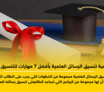 تنسيق الرسائل العلمية